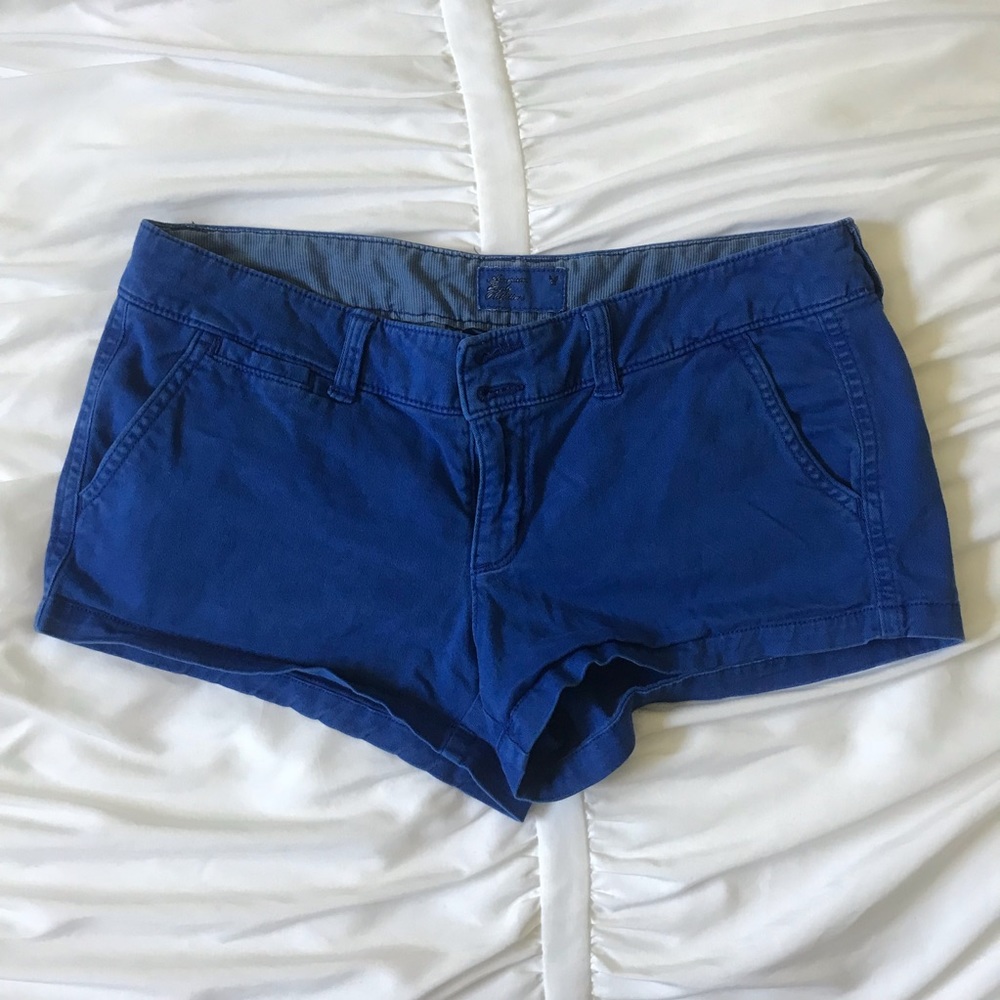 Royal blue twill short